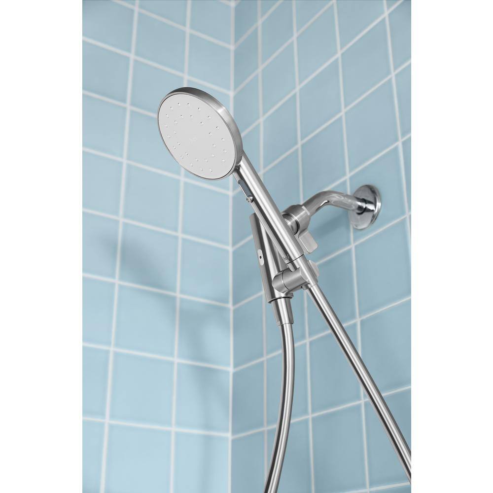 Stainless Steel Smart Handheld Showerhead with Bluetooth Speaker