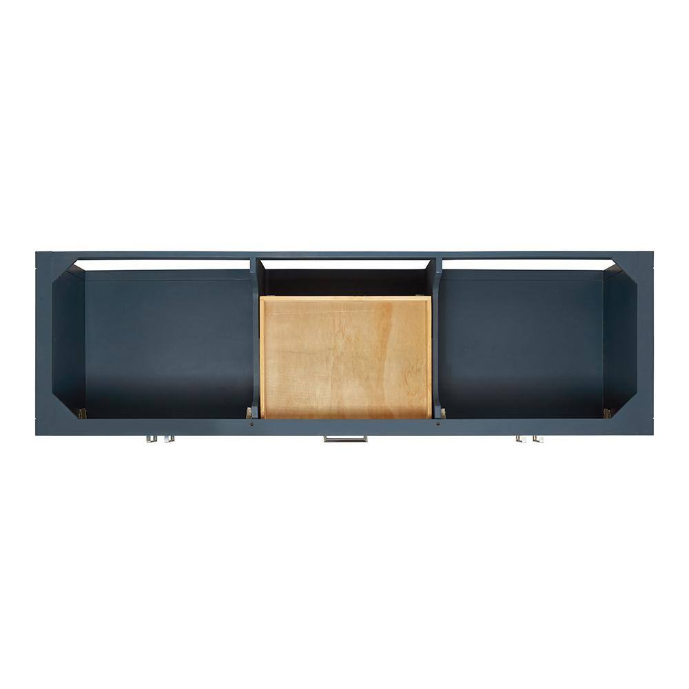 Magnolia 72" Midnight Blue Double Freestanding Vanity Cabinet