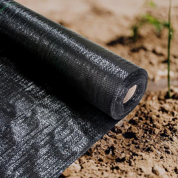 Woven Weed Block Fabric Ground Cover, Landscape Material Home Depot
