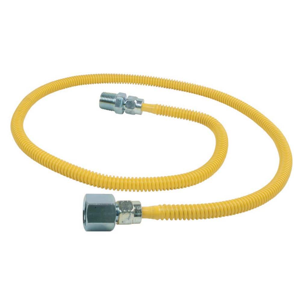 ProCoat 1/2 in. FIP x 1/2 in. MIP Stainless Steel Gas Connector 3/8 in. O. D. price history on PriceWatchPro