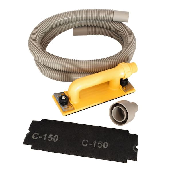 Dust-Free Drywall Vacuum Hand Sander with 6 ft. Hose