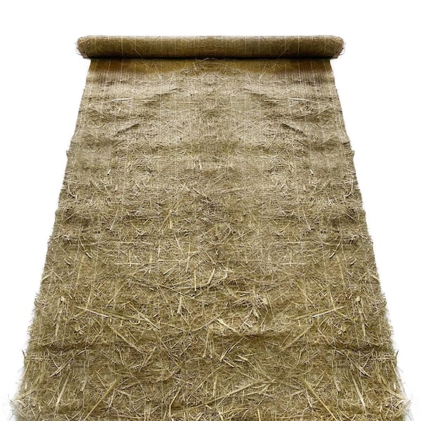 Wellco 4 ft. x 60 ft. Straw Landscape Erosion Control Blanket RSB460DN -  The Home Depot