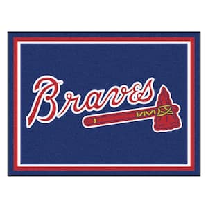 FANMATS MLB Atlanta Braves 2021 World Series Champions 1.5 ft. x 2.5 ft.  Navy Starter Area Rug 32019 - The Home Depot