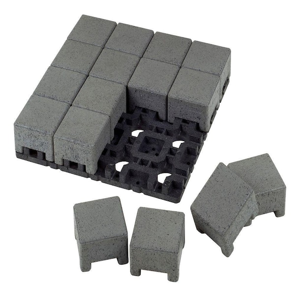 TimberTech 2.5 in. x 16 in. x 16 in. Waterwheel Plastic Paver