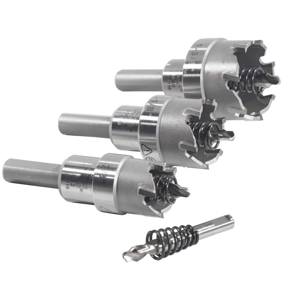 Klein Tools 4-Piece Carbide Hole Cutter Set 31872 - The Home Depot