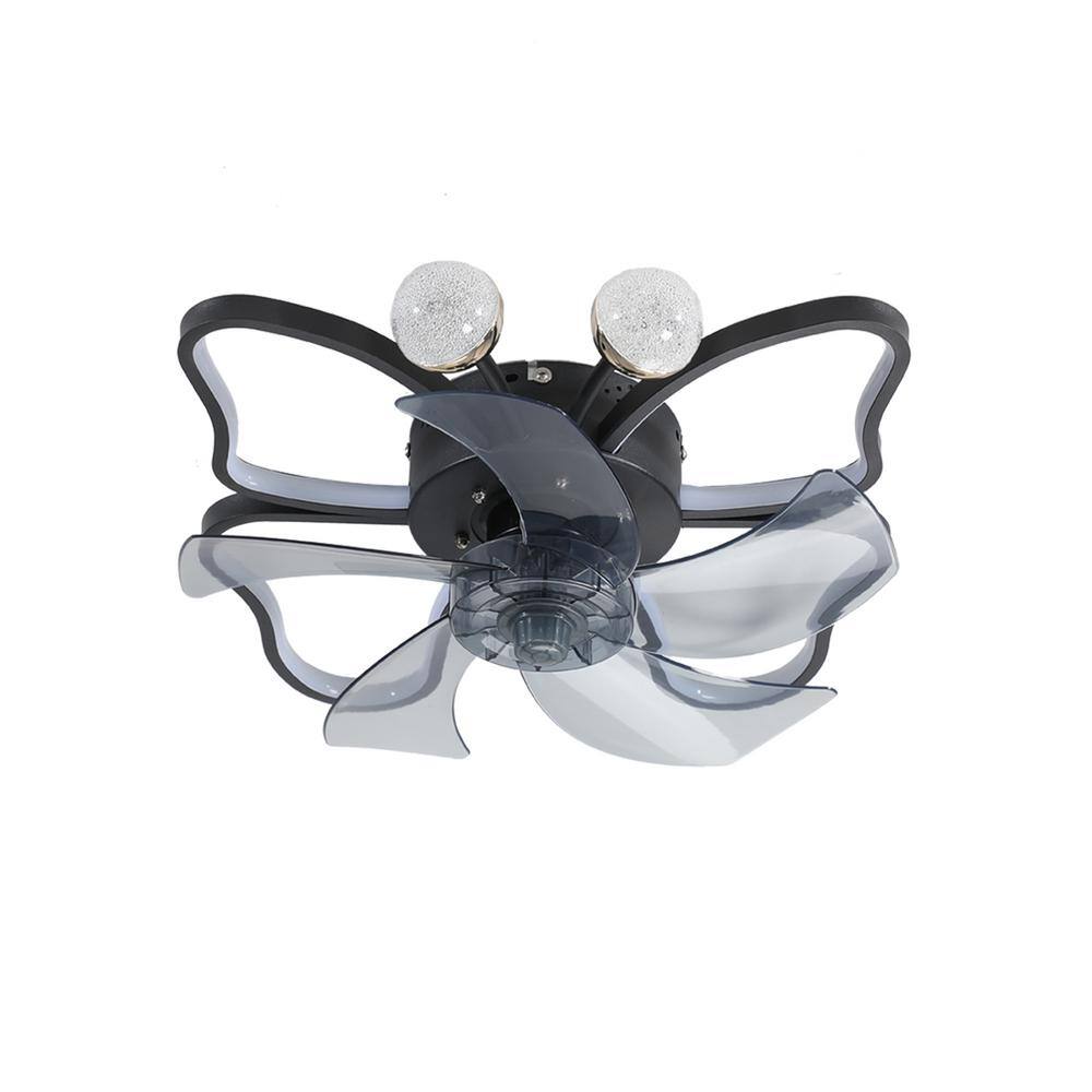 Butterfly Flush Mount 19.70 in. Black Indoor Lighting Ceiling Fan with 5 Blades price history on PriceWatchPro