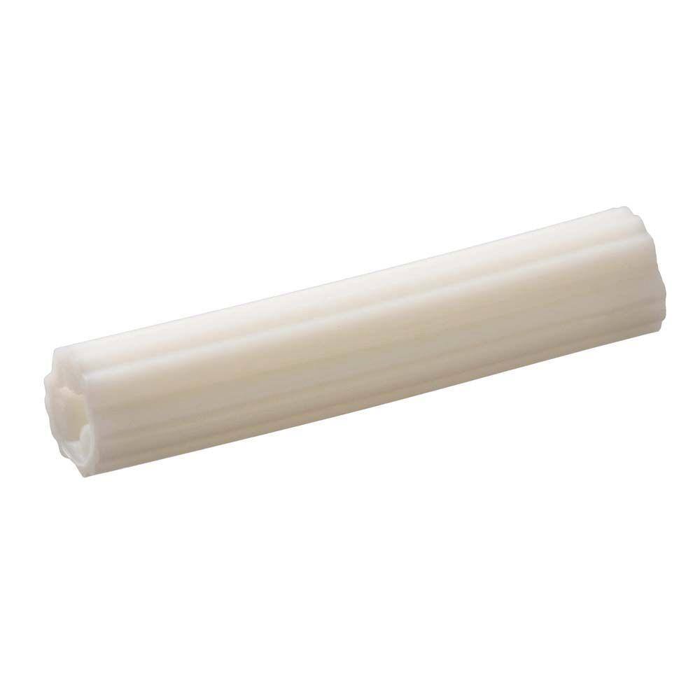 Everbilt 46 x 1 in. White Plastic Plug (16Pack) 804002 The Home Depot