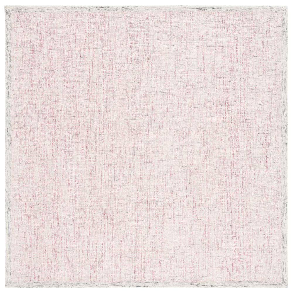SAFAVIEH Abstract Pink/Ivory 6 ft. x 6 ft. Multicolored Marle Square ...