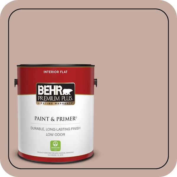 BEHR PREMIUM PLUS 1 gal. #PMD-94 Floral Arrangement Flat Low Odor Interior Paint & Primer