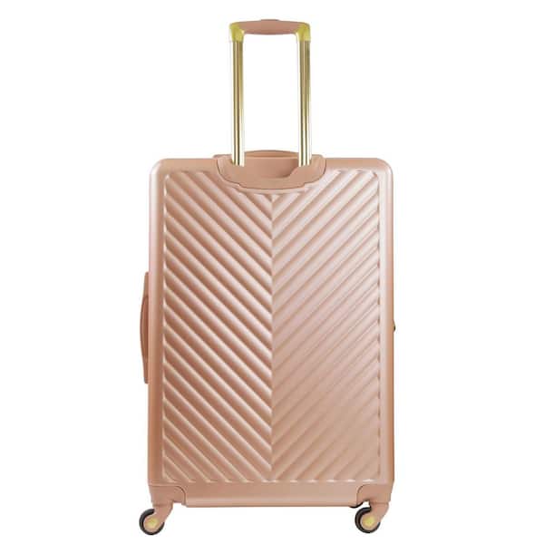 Christian Siriano Addie 22 inch Hardside Spinner Suitcase - Rose Gold