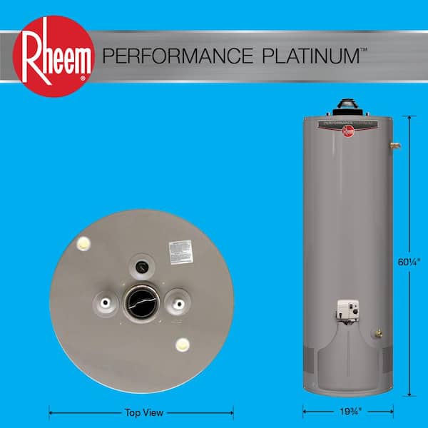 Performance Platinum 40 Gal. Tall 12-Year 38,000 BTU Ultra Low NOx (ULN) Powered Damper Natural Gas Water Heater