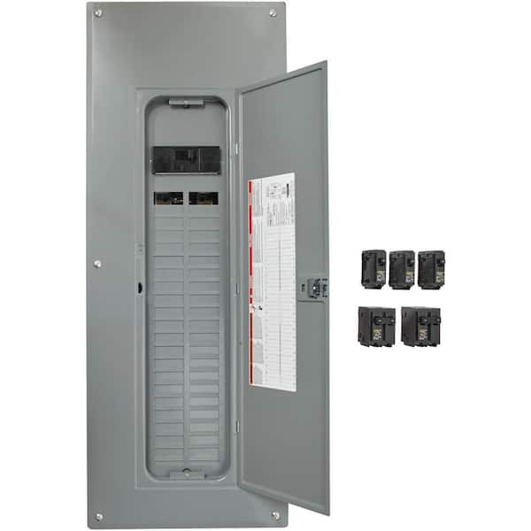 Square-D 200-Amp 40-Space 80-Circuit Indoor Main-Breaker Panel Box Load-Center 