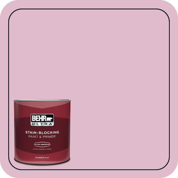 BEHR ULTRA 1 qt. #M130-3 Wild Geranium Extra Durable Flat Interior Paint & Primer