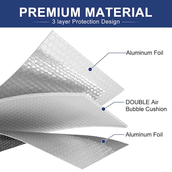 Radiant Vapor Barrier Reflective Insulation 51 250 sqft Attic Foil Solid