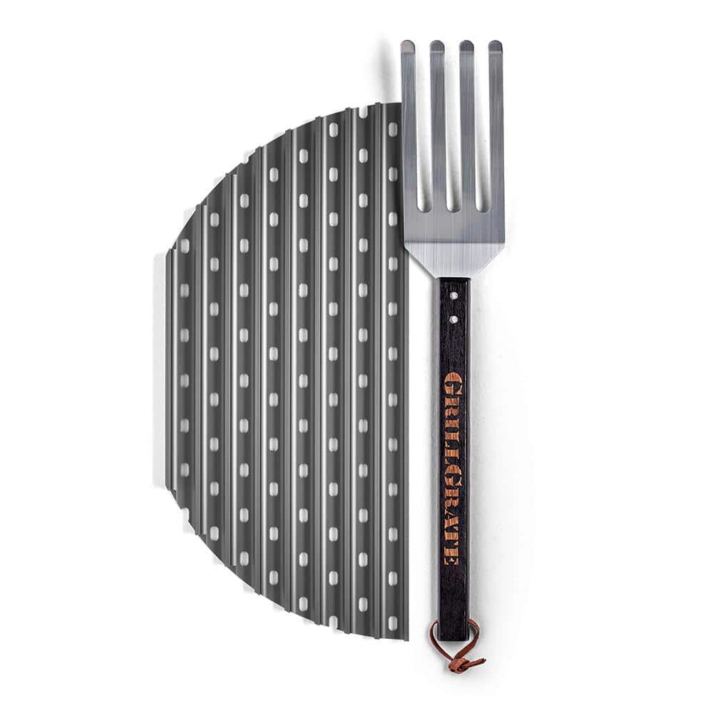 GrillGrate 18 in. x 8.25 in. Half-Moon Grate for the Classic Kamado Joe