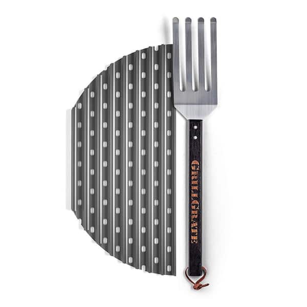 Unbranded GrillGrate 18 in. x 8.25 in. Half-Moon Grate for the Classic Kamado Joe