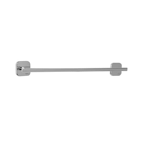 HELVEX Piazza 17 in. Towel Bar in Polished Chrome