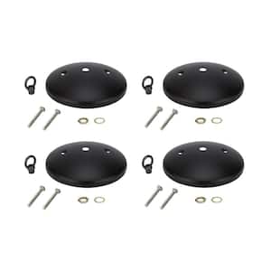 5 in. Oil Rubbed Bronze Modern Canopy Kit (4-Pack)