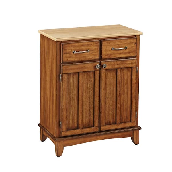 HOMESTYLES Cottage Oak and Natural Buffet with Storage