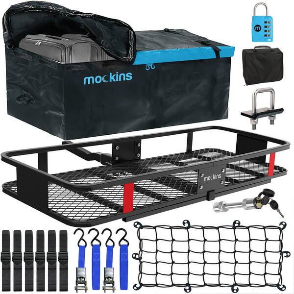 Reviews for Mockins 500 lbs. Capacity Hitch Mount Cargo Carrier Set