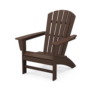 Grant Park Traditional Curveback Mahogany Plastic Outdoor Patio Adirondack Chair (Set of 1)