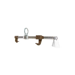 Guardian Fall Protection 00500 RIDG-1 Single D-Ring Roof Anchor with Nails  11-Inch in Length and 1 D-ring, 9¾