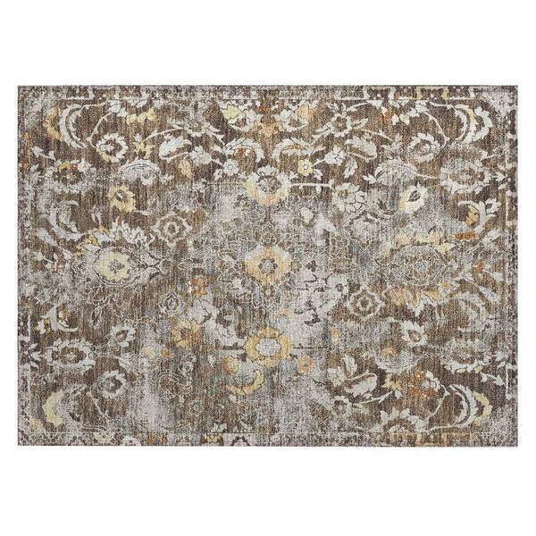 Chantille Machine Washable Indoor/Outdoor Abstract ACN2791 Brown 2 ft. x 3 ft. Accent Rug