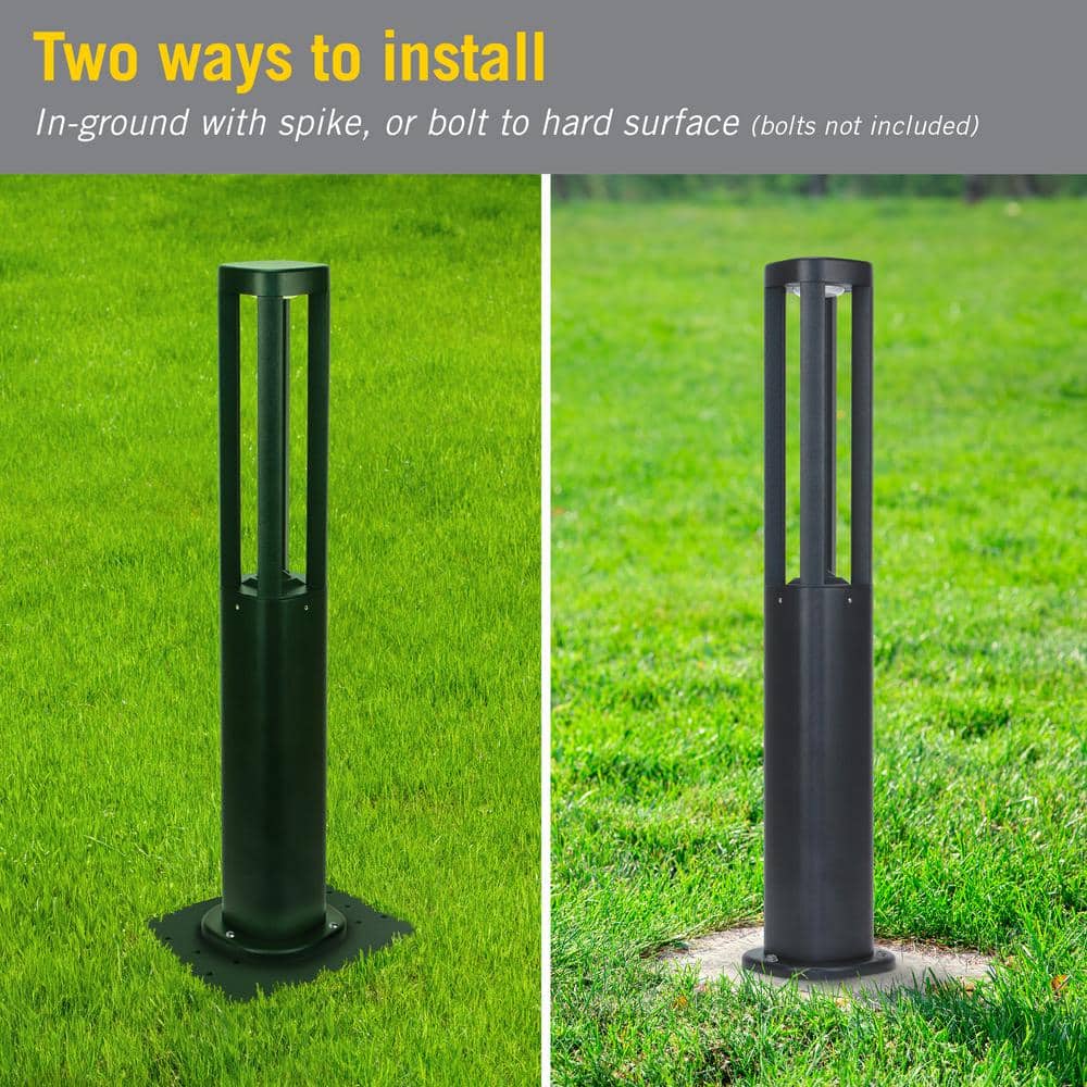 Black Cast Aluminum LED Pathway Light for Outdoor Use