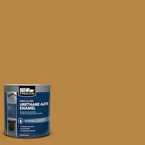 1 qt. #M270-7 Wild Ginger Semi-Gloss Enamel Urethane Alkyd Interior/Exterior Paint