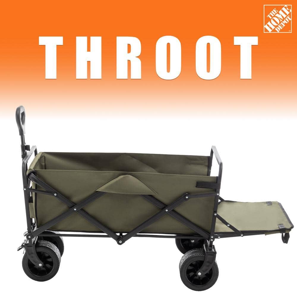 THROOT 8.75cu. ft. (36 in. x 21 in. x 20 in.), Green Metal Oversized ...