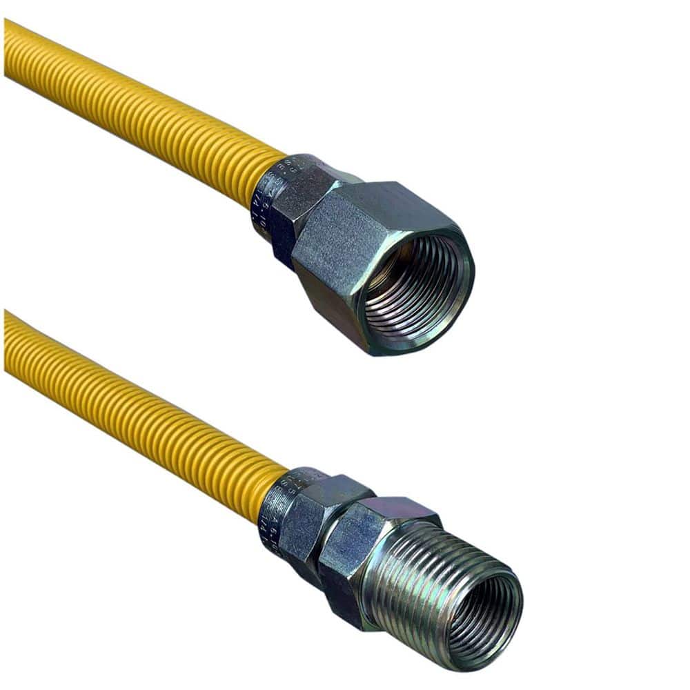 60 in. Yellow Stainless Steel Gas Connector (1/2 in. FIP x 1/2 in. MIP) price history on PriceWatchPro