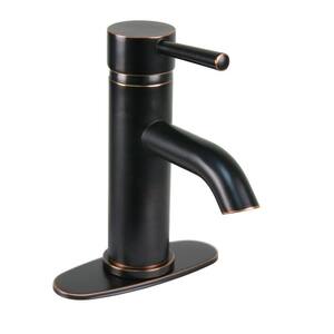 Moncalieri Single Hole 1-Handle Low-Arc Bathroom Faucet in Oil Rubbed Bronze