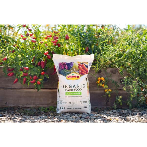 Vigoro 12 lb. Organic All Purpose Plant Food 5-5-5 (30-Pack