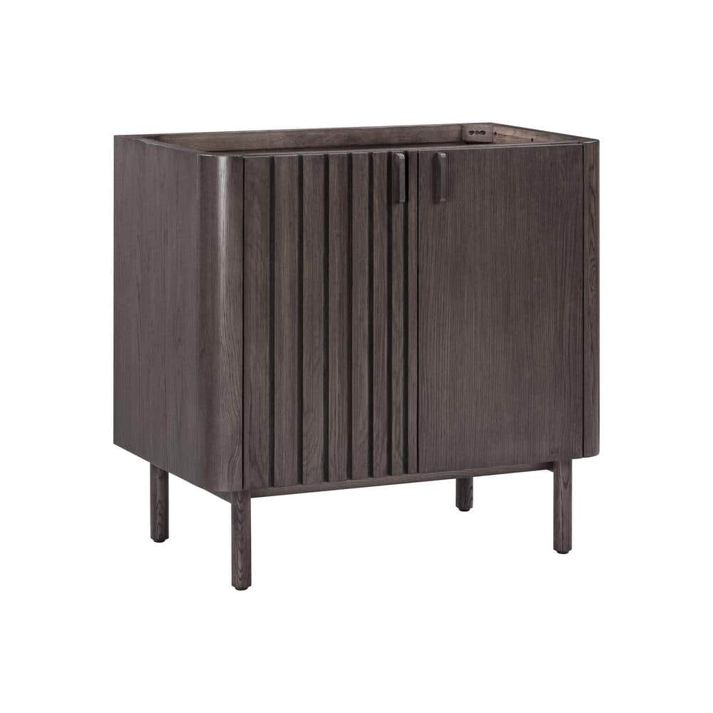Blakely 36'' Dark Brown Oak Bathroom Vanity Base