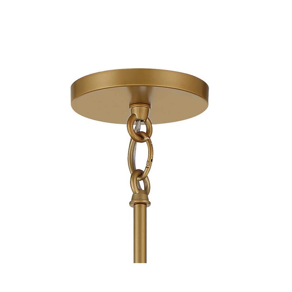 Sand Coal and Honey Gold 4-Light Modern Pendant
