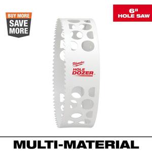 6 in. Hole Dozer Bi-Metal Hole Saw