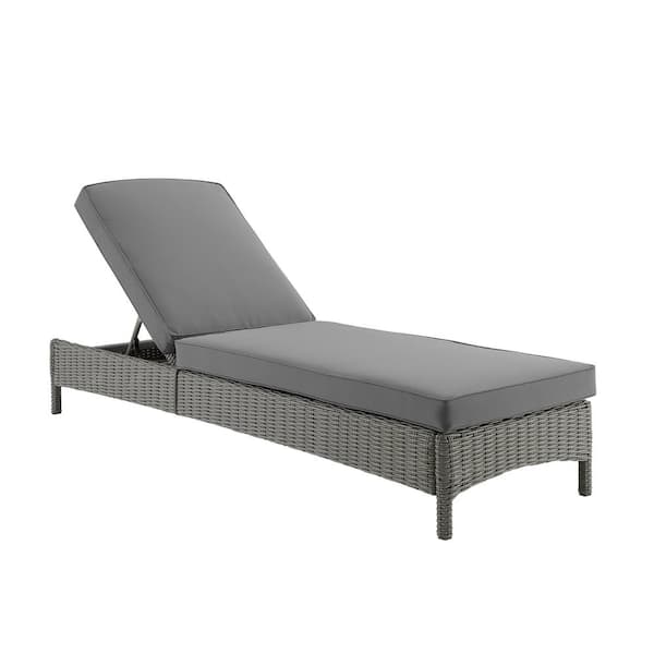 crosley furniture bradenton chaise lounge with cushions