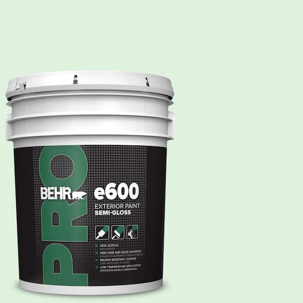 BEHR PRO 5 gal. #P400-1 Mischievous Semi-Gloss Exterior Paint