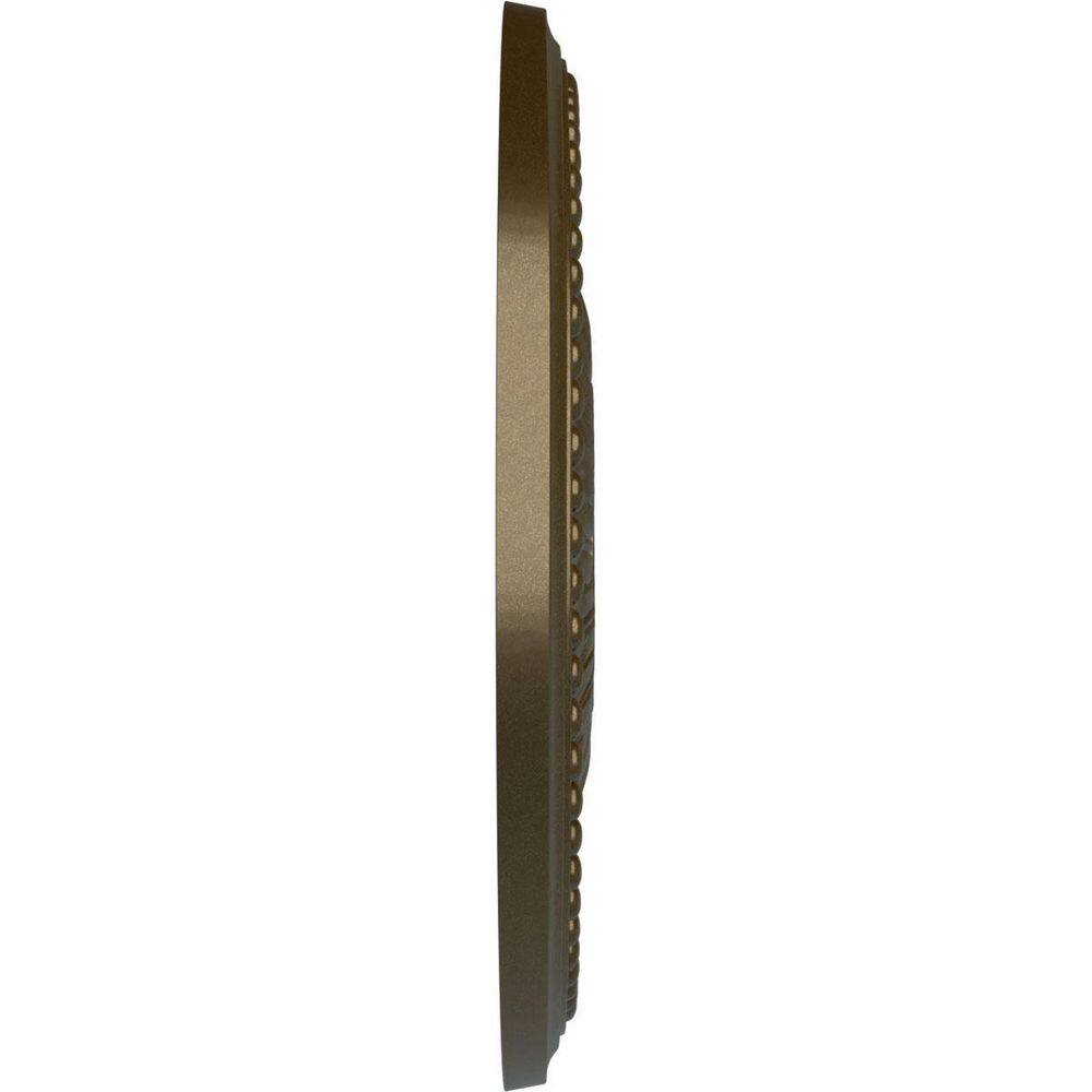 Bailey 18" Hand-Painted Brass Polyurethane Ceiling Medallion
