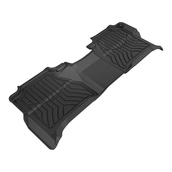 Aries StyleGuard XD Black Custom Heavy Duty Floor Liners, Select Nissan Frontier Crew Cab, 2nd Row Only