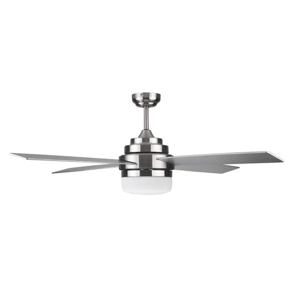 Design House Cali 52 in. Indoor 4-Blade Brushed Nickel