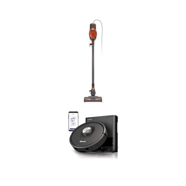 Rocket Bagless Corded Stick Vacuum Cleaner with Washable Filter and Matrix Self Emptying 13.39 in. Robotic Vacuum Combo