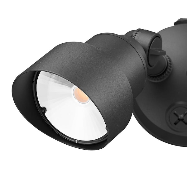 Acclaim Lighting Flood Lights 2-Light Matte Black Outdoor LED