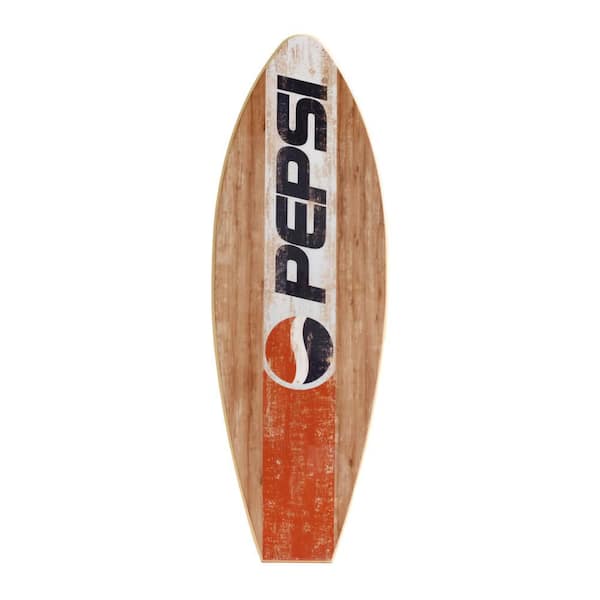 American Art Decor 30 in. x 10 in. Brown Officially Licensed Pepsi