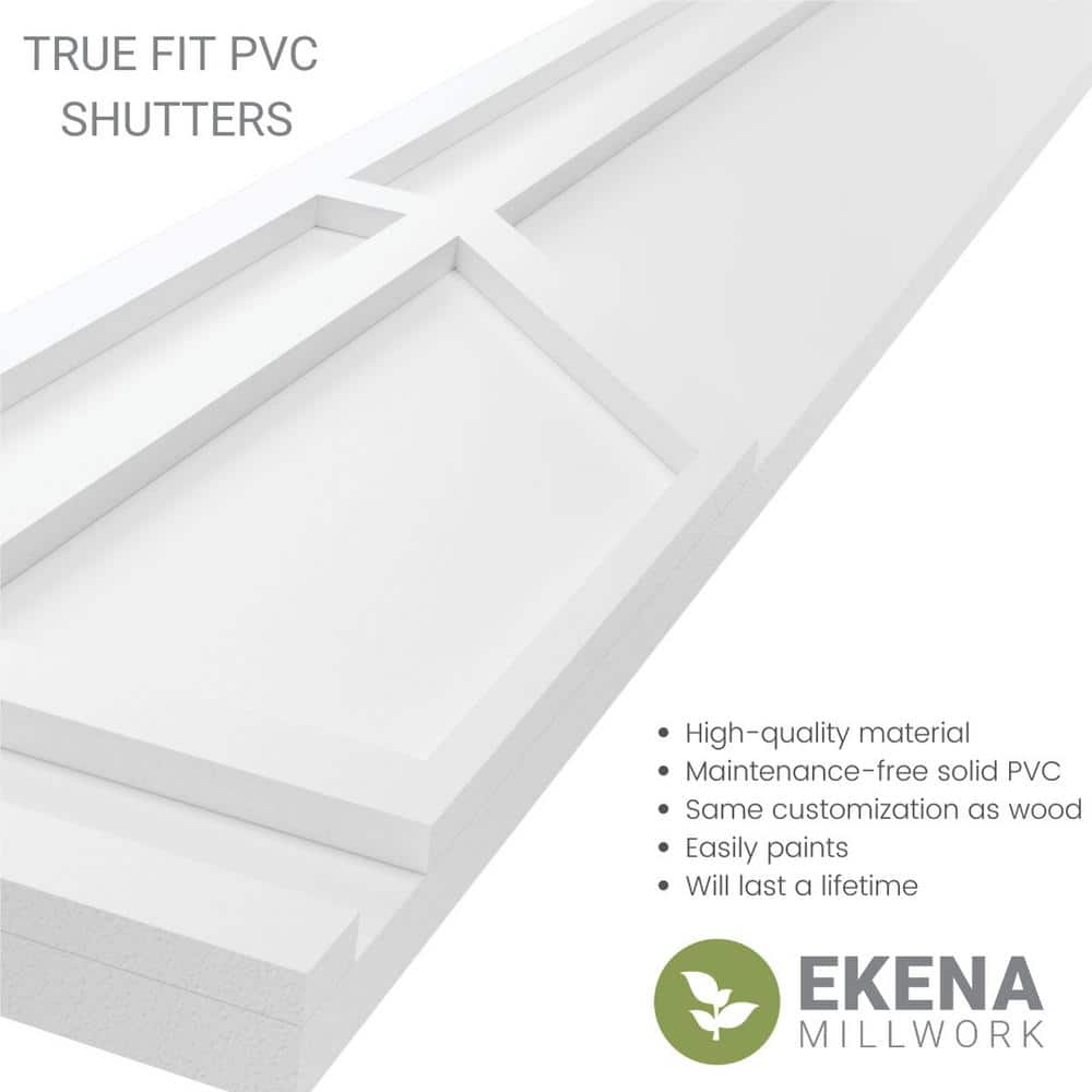 Shadow Mountain 12" x 36" Raised Panel Vinyl Shutters