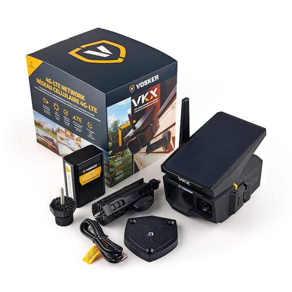 VOSKER VKX Solar Powered 4G-LTE Outdoor Cellular Security Camera