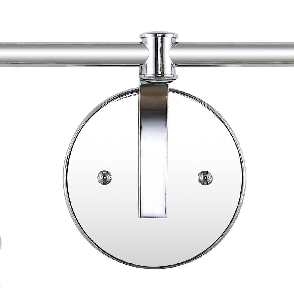 Manhattan Chrome 25.5" 3-Light Industrial Vanity Fixture