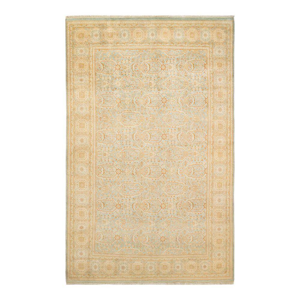 Mogul Light Blue 6 ft. x 9 ft. Oriental Wool Indoor Area Rug price history on PriceWatchPro
