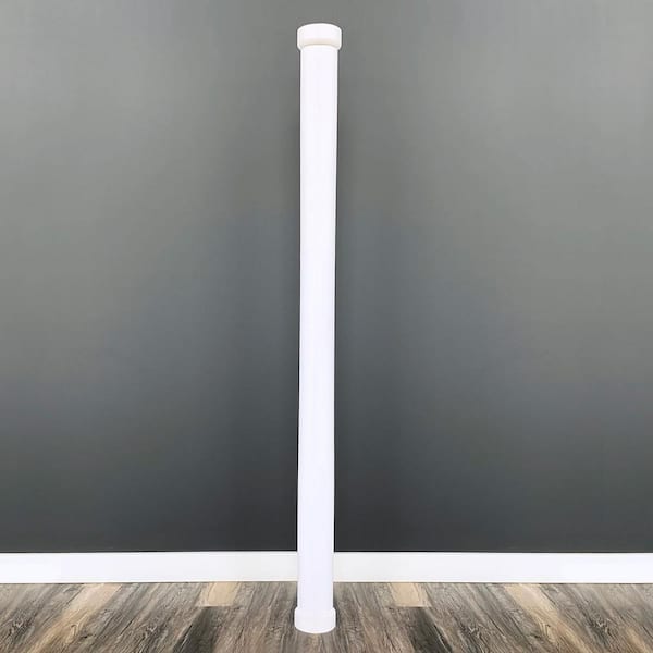Pole-Wrap 4-in x 18-in Red Oak Wood Column Shelves 85Ds40