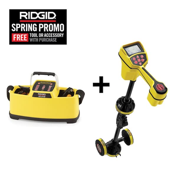 SeekTech SR-20 Utility Pipe Locator/Receiver and SeekTech ST-510 Underground Cable Locator Transmitter Bundle